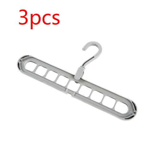 9-Hole Folding Clothes Hanger Organizer, hanger stacker, closet organizer and clothes hanger holder