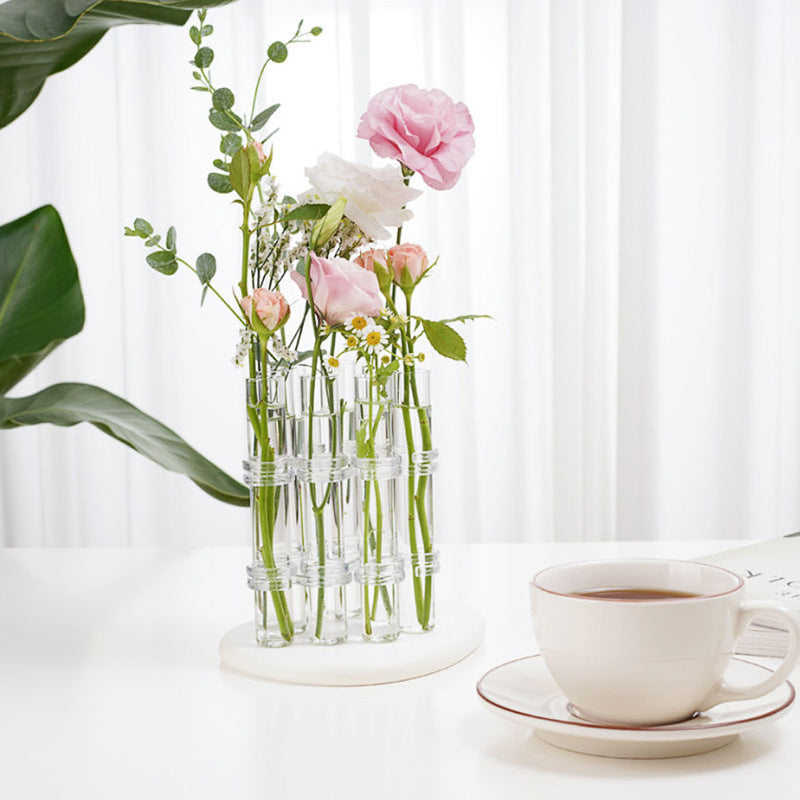Hinged Glass Test-Tube Flower Vase, bud vase and test tube vase
