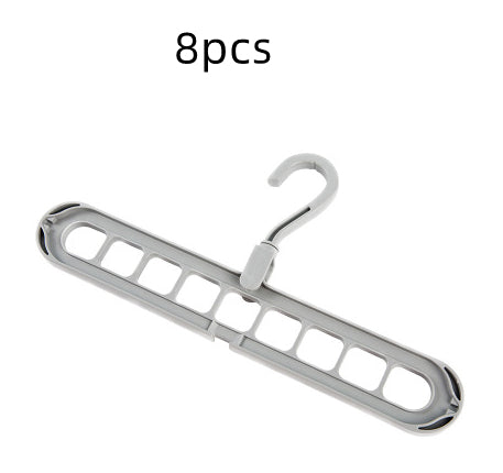 9-Hole Folding Clothes Hanger Organizer, hanger stacker, closet organizer and clothes hanger holder