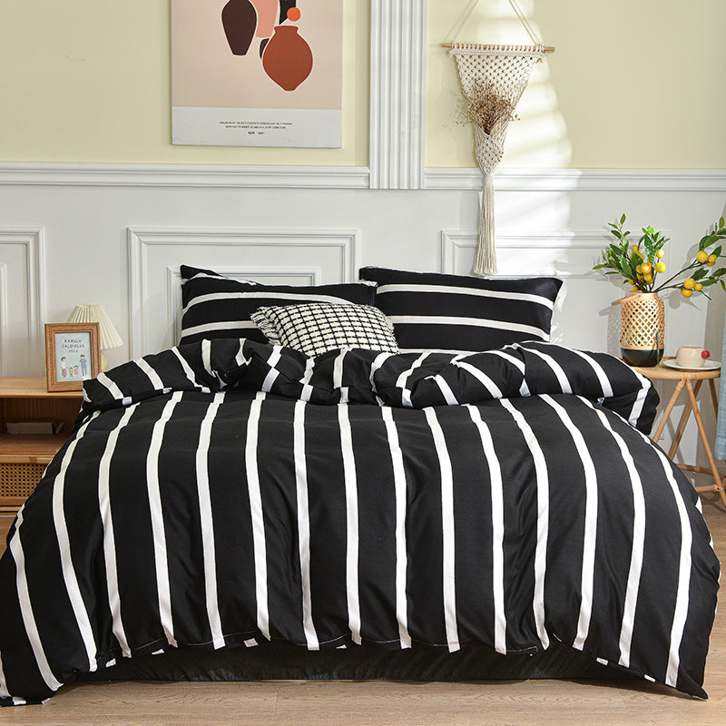 Geometric Brushed Duvet Cover, comforter cover and quilt cover