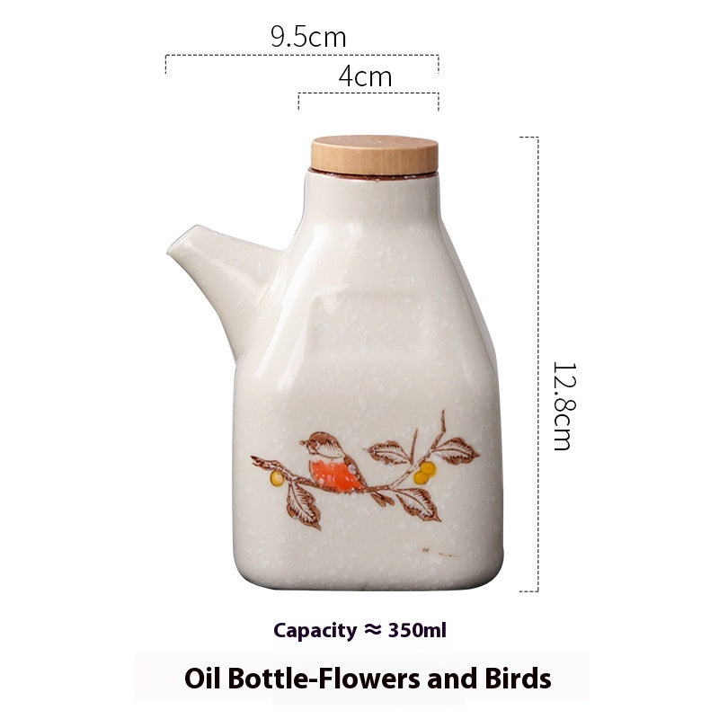 Decorative Ceramic Sauce and Oil Pot, sauce jar and condiment pot