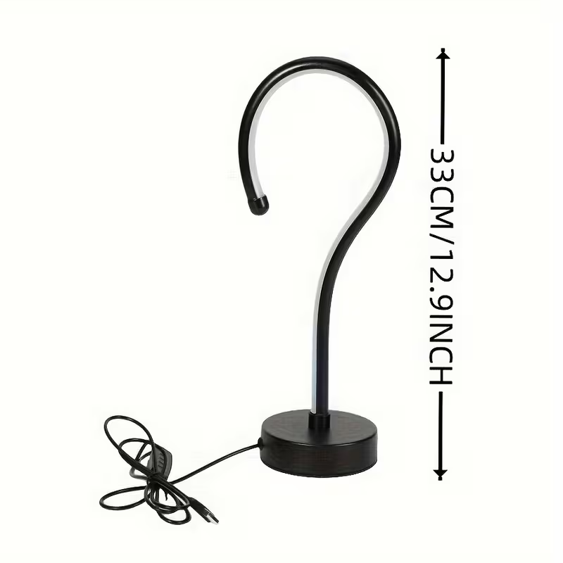 Question Mark Desk Lamp, USB table lamp and bedside lamp