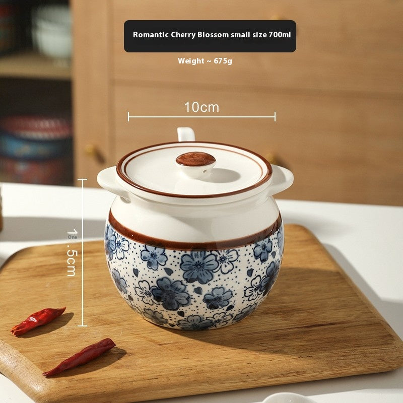 Ceramic Kitchen Seasoning Jar with Lid, spice jar, canister and condiment jar