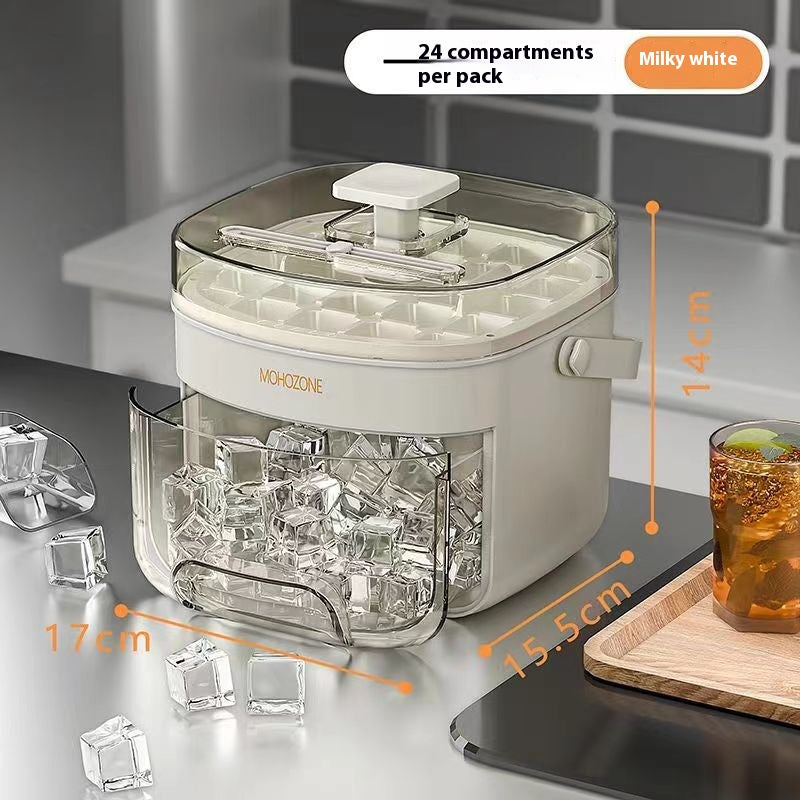 Press-Release Ice Cube Tray and Storage Options, ice tray and ice cube mold