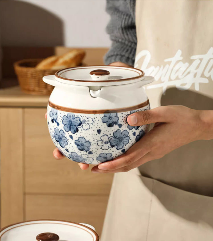 Ceramic Kitchen Seasoning Jar with Lid, spice jar, canister and condiment jar