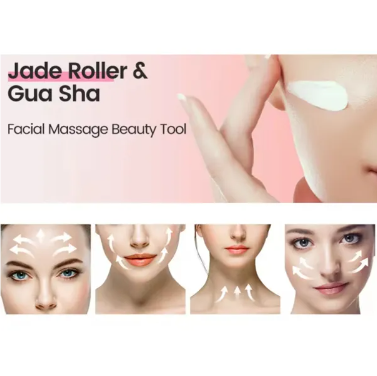 Gua Sha Board, facial massage stone and skin care tool