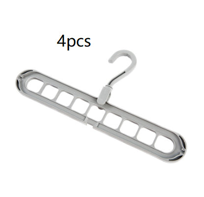 9-Hole Folding Clothes Hanger Organizer, hanger stacker, closet organizer and clothes hanger holder