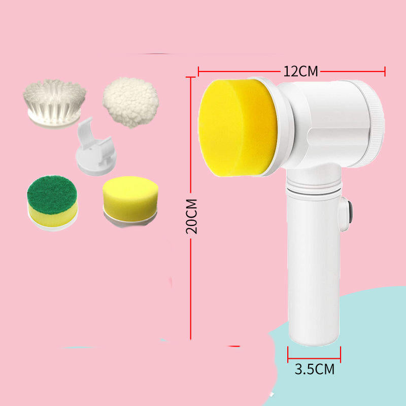 Electric Kitchen Cleaning Brush and Head Options, electric scrubber and kitchen brush