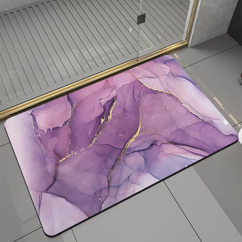 Geometric Bathroom Floor Mat, bath mat and bathroom rug