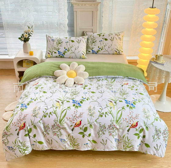 Geometric Duvet Cover and Pillowcases — 3-Piece Set, bedding set, duvet cover set and comforter set