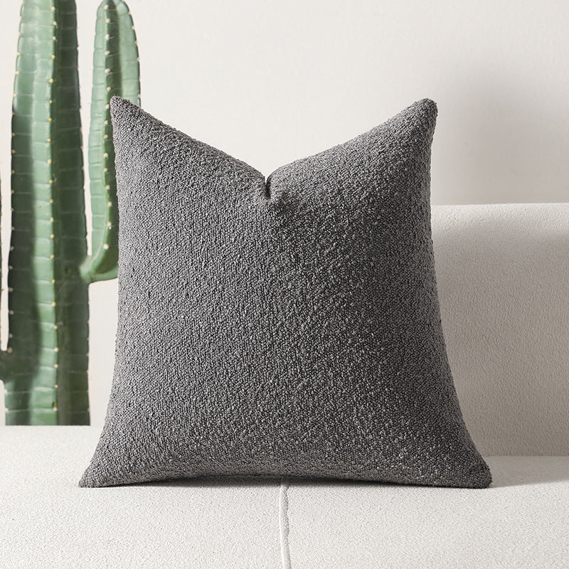 Solid-Color Chenille Pillow Cover, throw pillow cover, cushion cover and chenille pillowcase