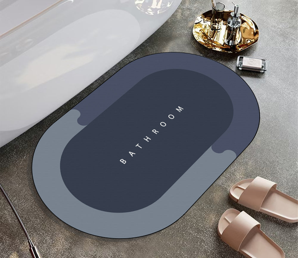Geometric Bathroom Floor Mat, bath mat and bathroom rug