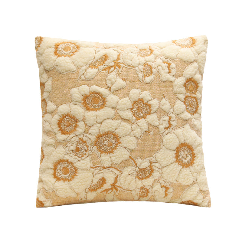 Sunflower Cotton Pillow Cover, throw pillow cover, cushion cover and sunflower pillowcase