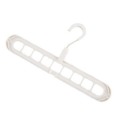 9-Hole Folding Clothes Hanger Organizer, hanger stacker, closet organizer and clothes hanger holder