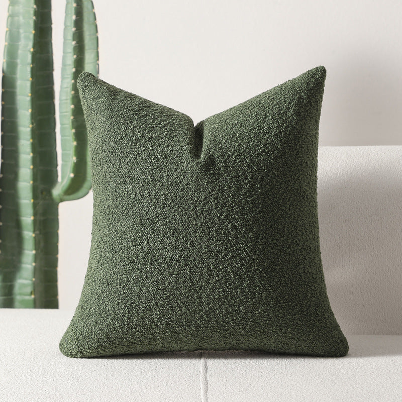 Solid-Color Chenille Pillow Cover, throw pillow cover, cushion cover and chenille pillowcase