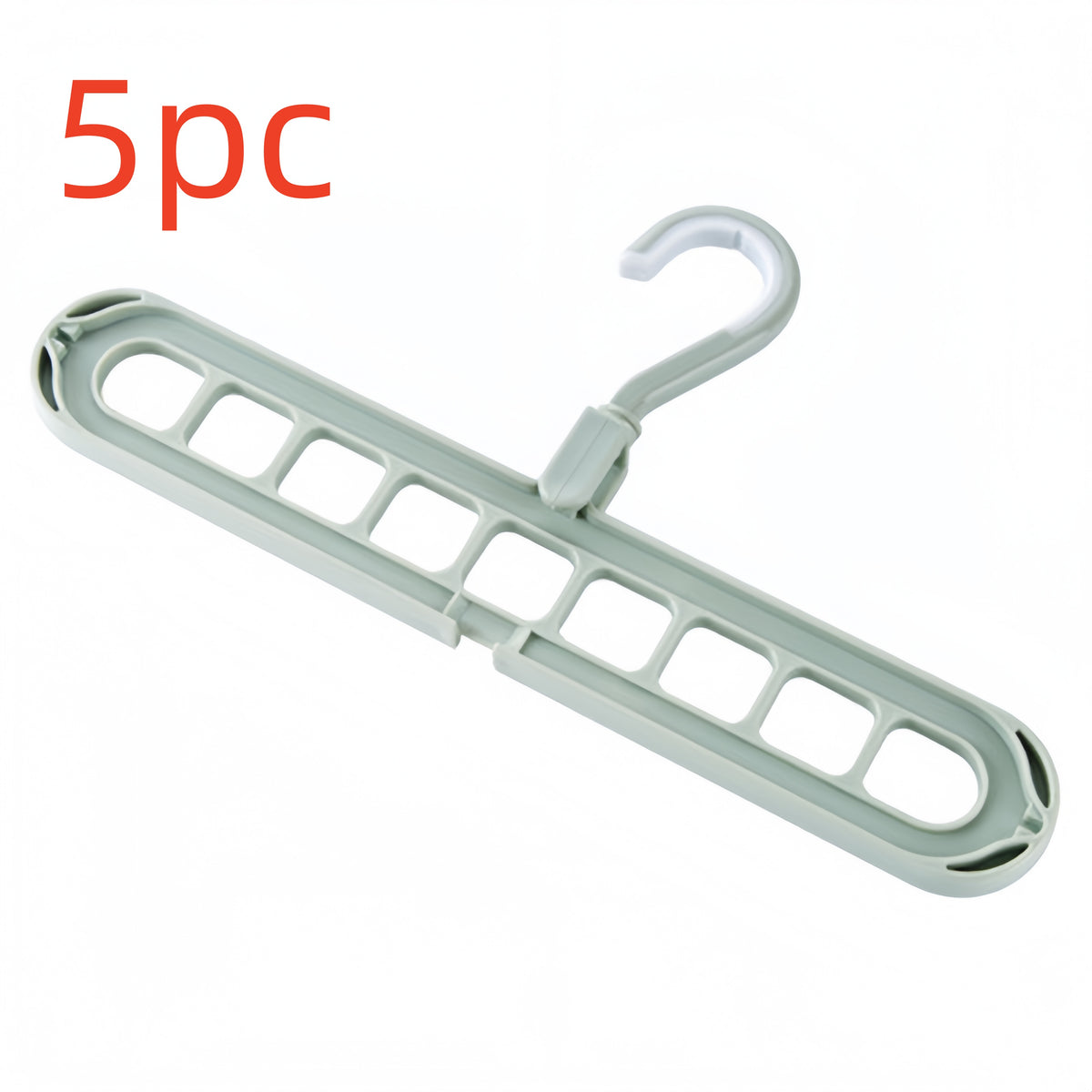 9-Hole Folding Clothes Hanger Organizer, hanger stacker, closet organizer and clothes hanger holder