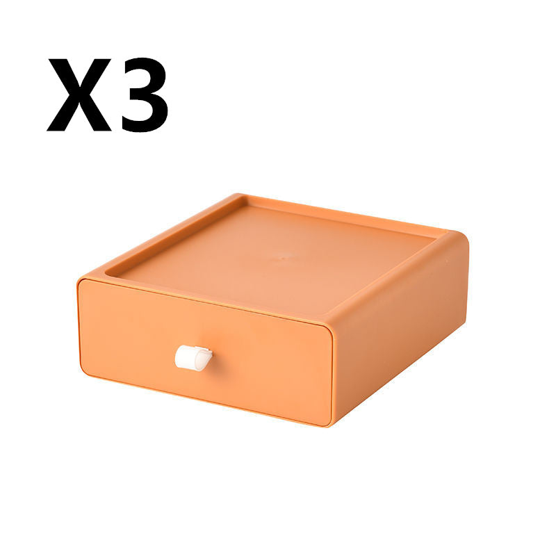 Stackable Desktop Storage Box Organizer, desk organizer, makeup organizer and drawer organizer