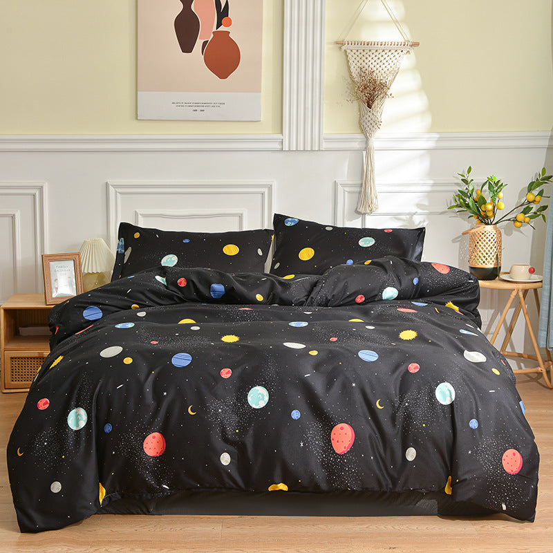 Geometric Brushed Duvet Cover, comforter cover and quilt cover