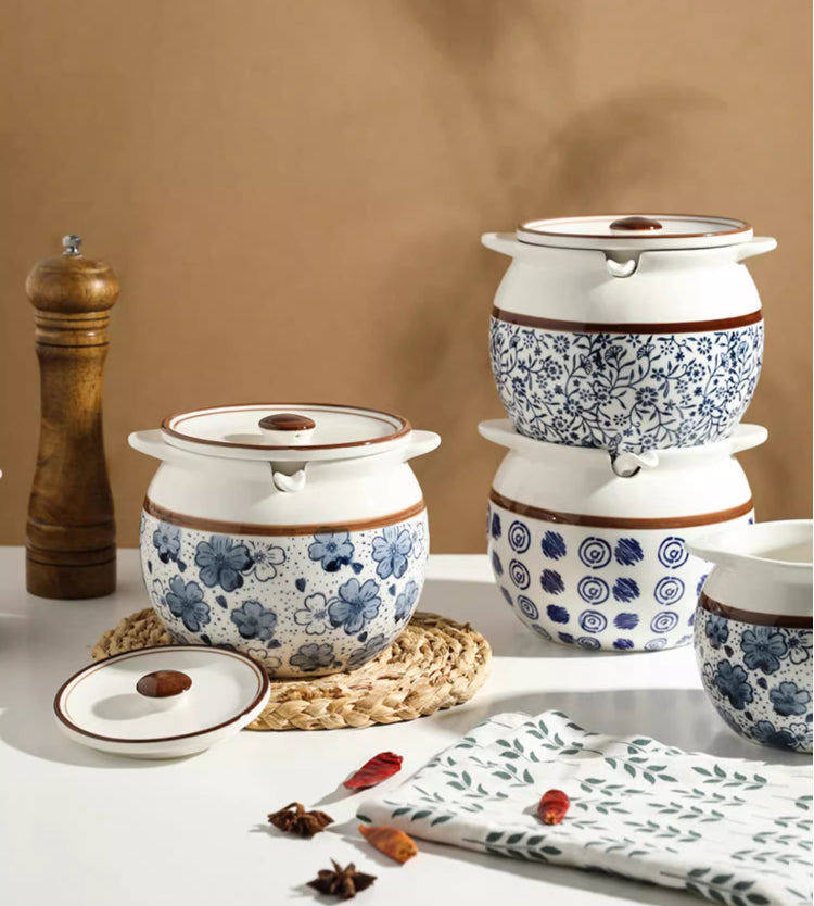 Ceramic Kitchen Seasoning Jar with Lid, spice jar, canister and condiment jar