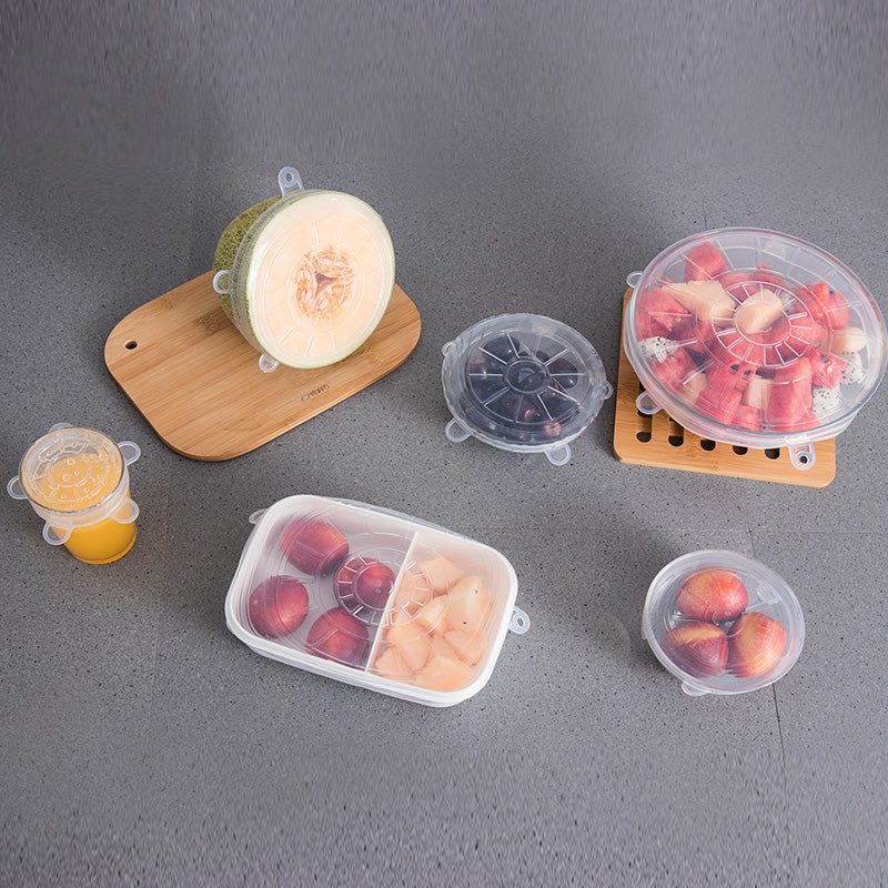 Silicone Stretch Lids, reusable food covers and bowl lids