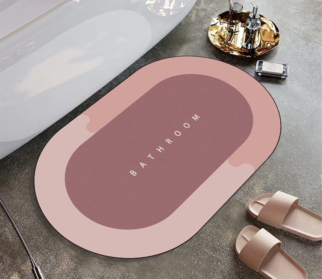 Geometric Bathroom Floor Mat, bath mat and bathroom rug