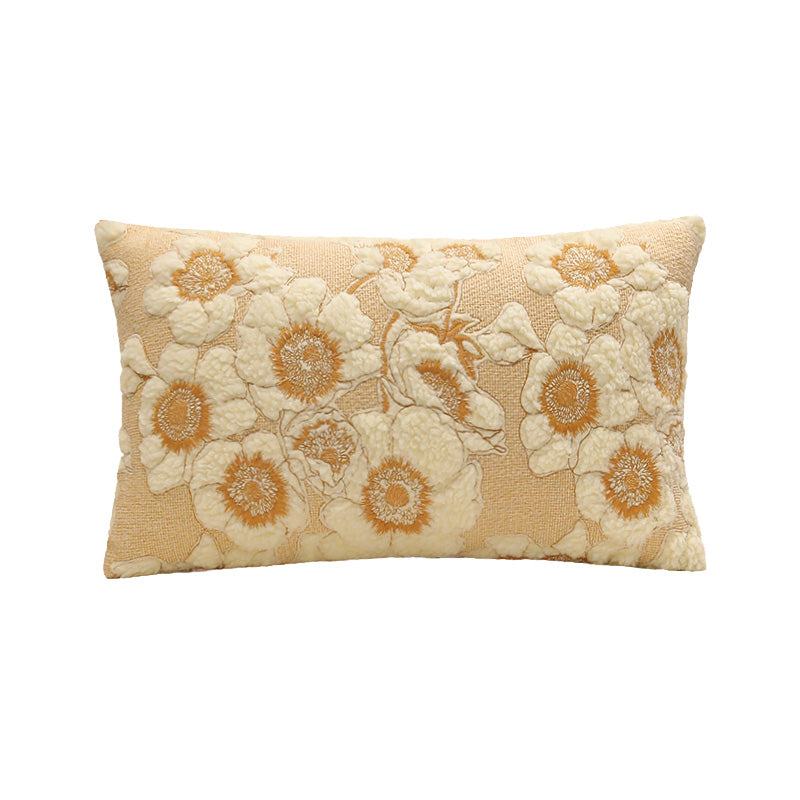 Sunflower Cotton Pillow Cover, throw pillow cover, cushion cover and sunflower pillowcase