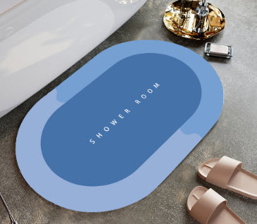 Geometric Bathroom Floor Mat, bath mat and bathroom rug