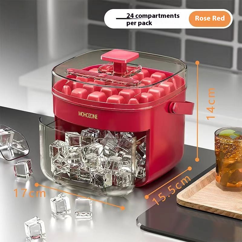 Press-Release Ice Cube Tray and Storage Options, ice tray and ice cube mold