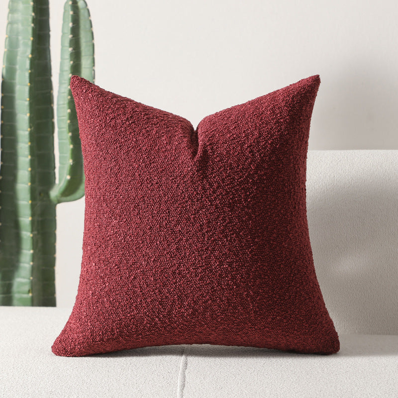 Solid-Color Chenille Pillow Cover, throw pillow cover, cushion cover and chenille pillowcase