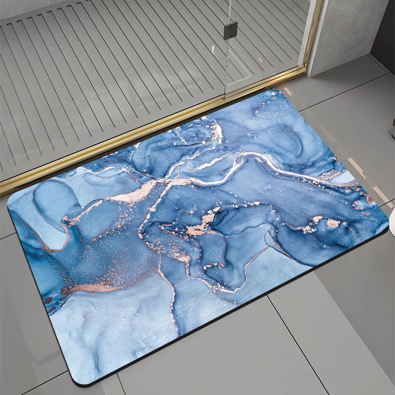 Geometric Bathroom Floor Mat, bath mat and bathroom rug