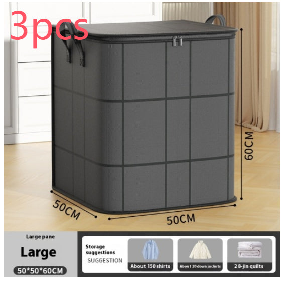 Zippered Clothes and Bedding Storage Bag, clothes storage bag, blanket bag and closet storage