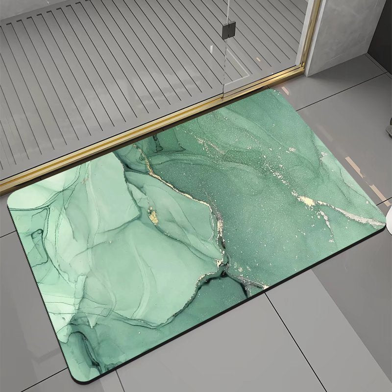 Geometric Bathroom Floor Mat, bath mat and bathroom rug