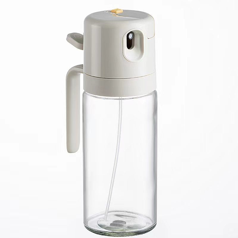 2-in-1 Glass Oil Sprayer and Dispenser, oil bottle, cooking oil sprayer and kitchen dispenser